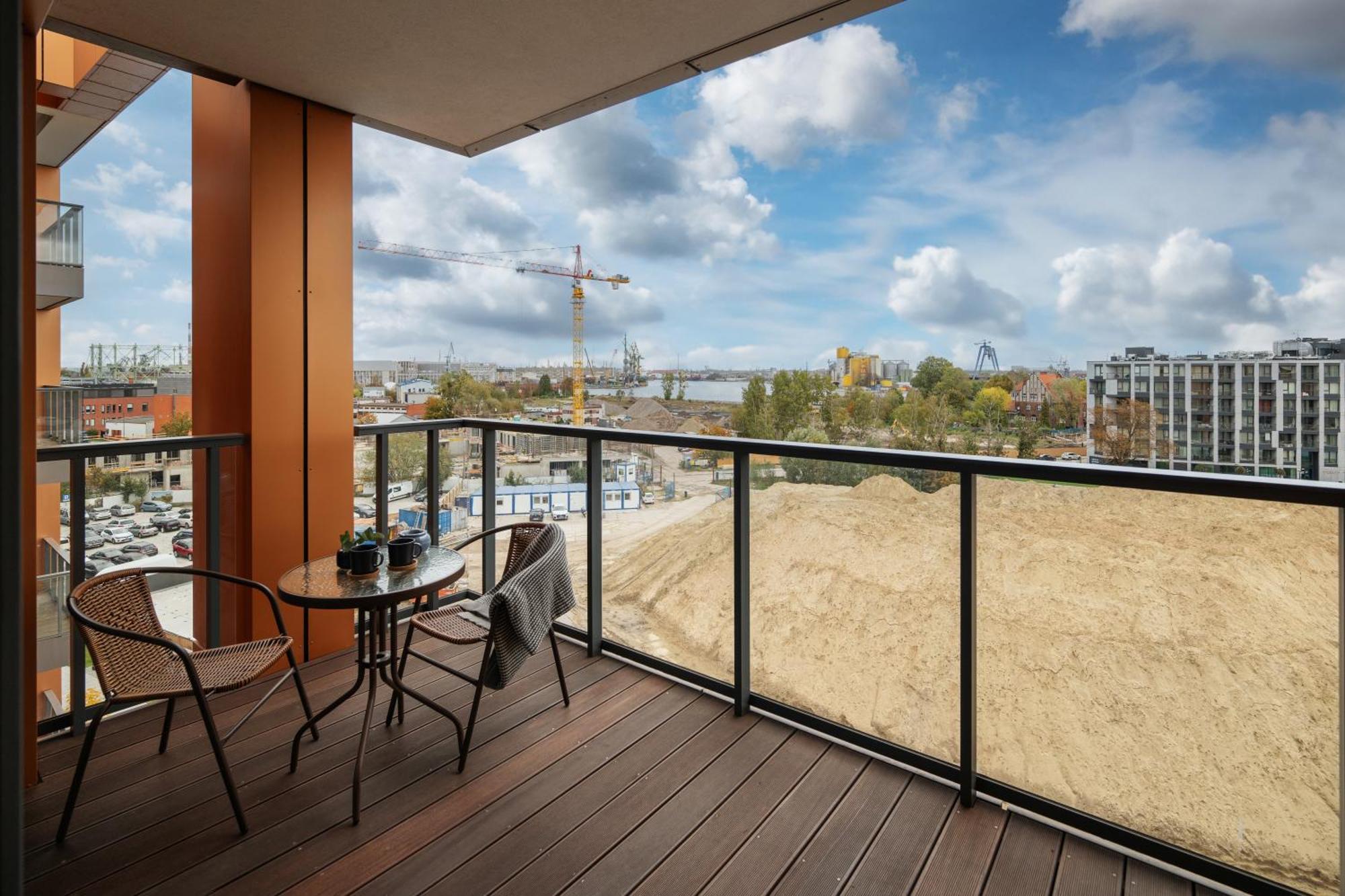 Apartment Brabank Riverside Stara Stocznia Premium Sauna & Gym กดัญสก์ ภายนอก รูปภาพ