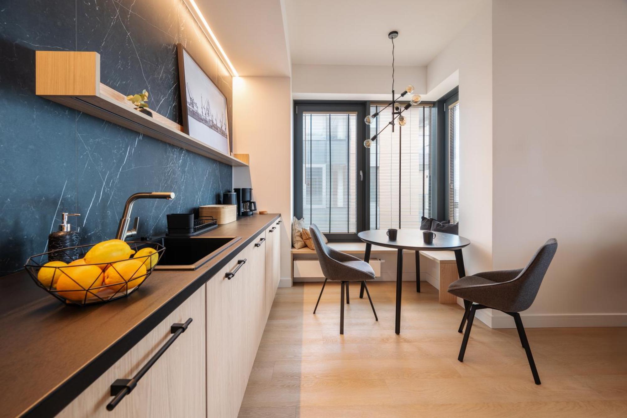 Apartment Brabank Riverside Stara Stocznia Premium Sauna & Gym กดัญสก์ ภายนอก รูปภาพ